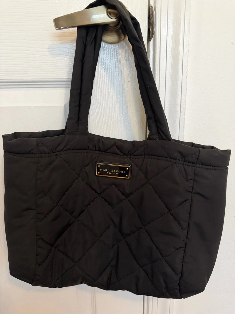 Marc Jacobs Black Quilted Tote